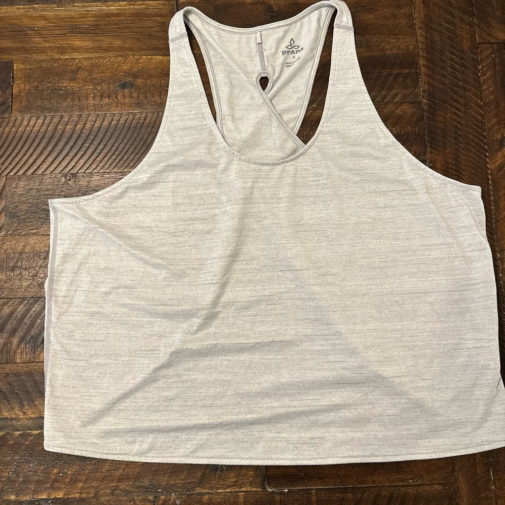 Prana Light Gray Active Tank